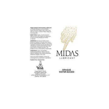 Midas Opaque Water Based Lubricant - 118 ml