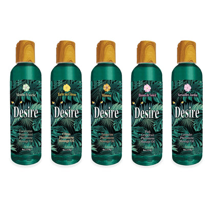 Desire Pheromone Massage Oil - Eucalyptus & Peppermint 118ml