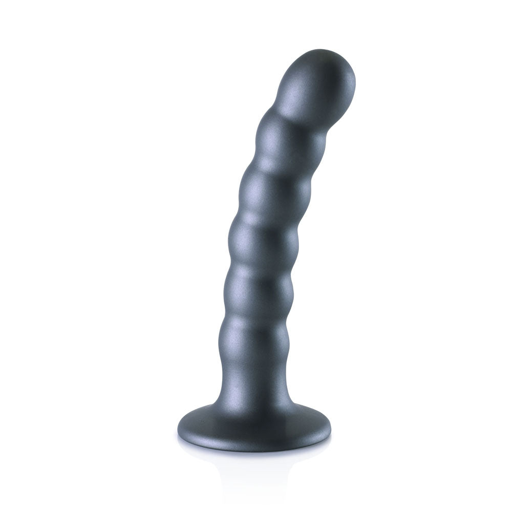 OUCH! Beaded Silicone G-Spot Dildo 5"