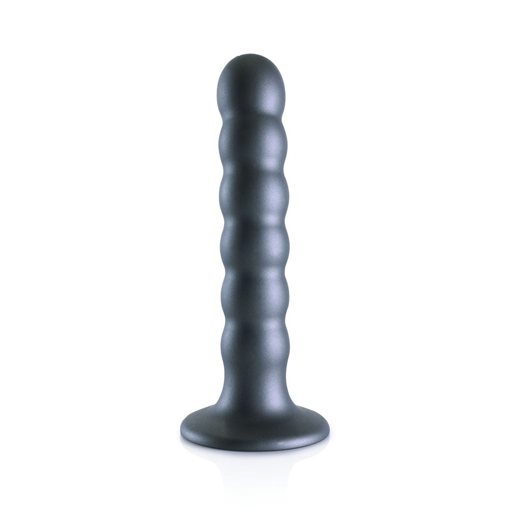 OUCH! Beaded Silicone G-Spot Dildo 5"